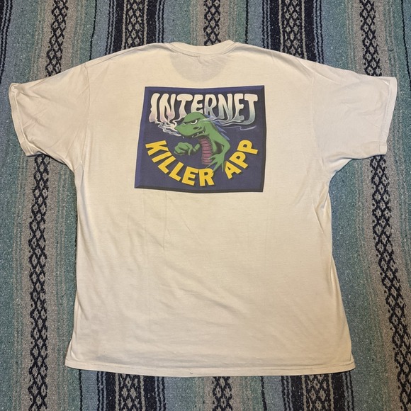 Vintage Netscape Navigator Shirt Mens XL Internet Killer App Tech Nerd Geek